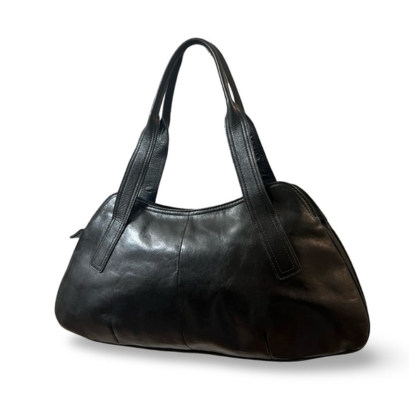 HOBO Black Leather Large Shoulder Bag - Picture 5 of 9